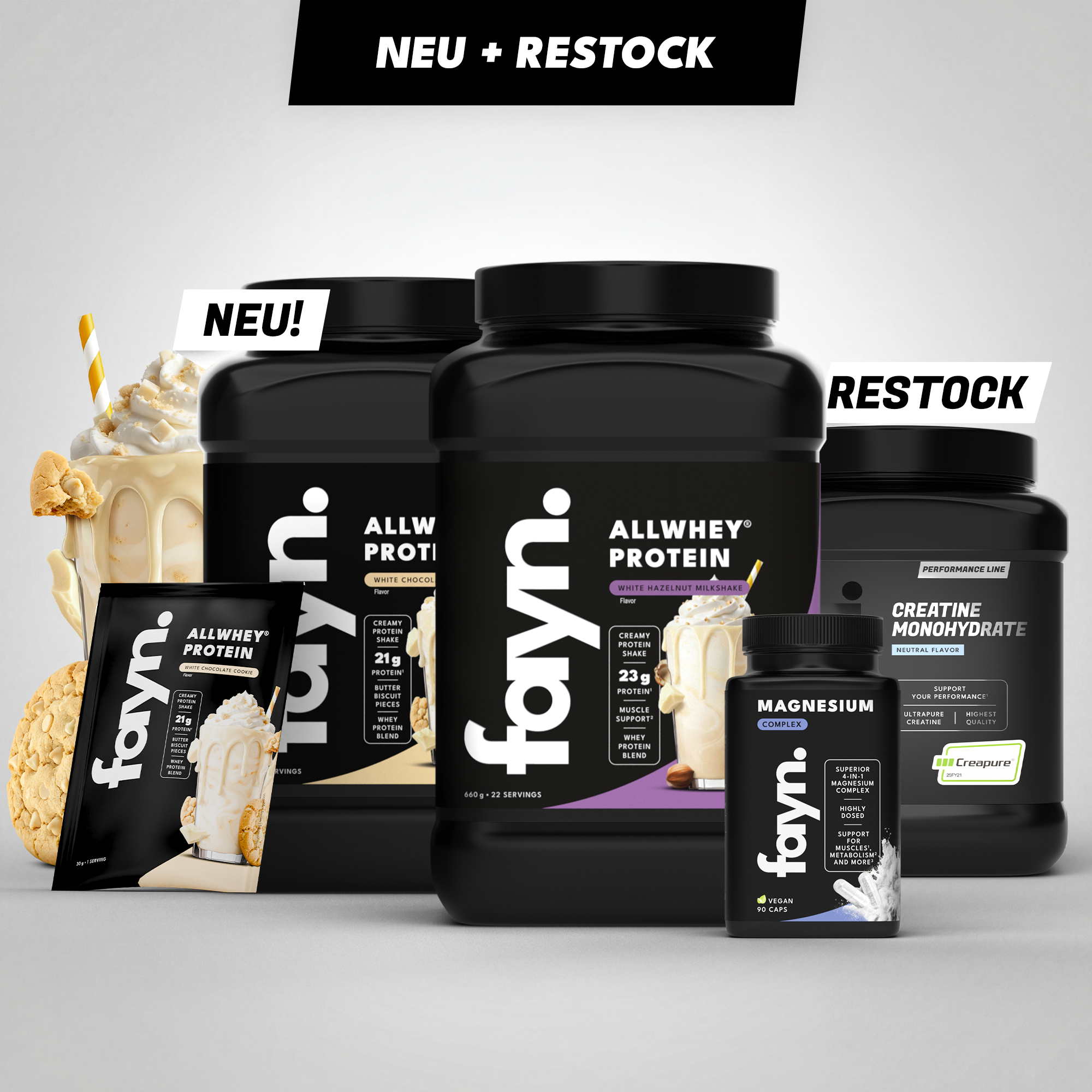 Neu + Restock
