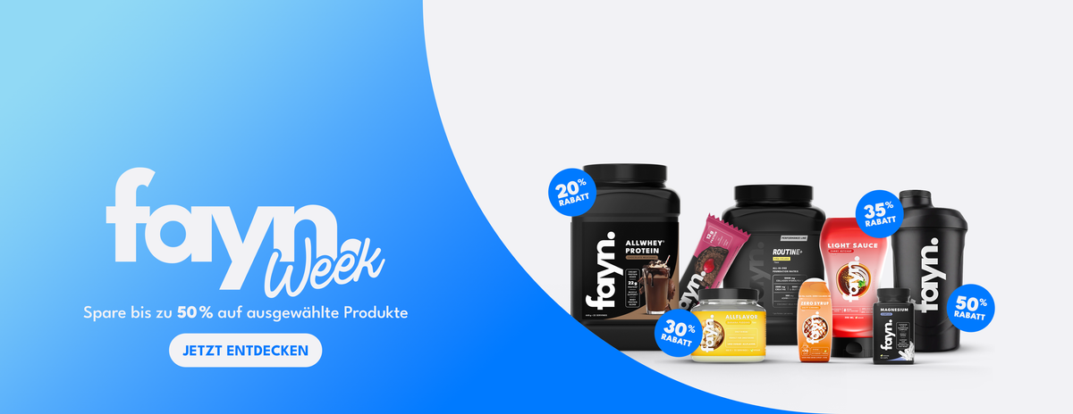 fayn. Week: Spare bis zu 50% auf ausgewählte Produkte